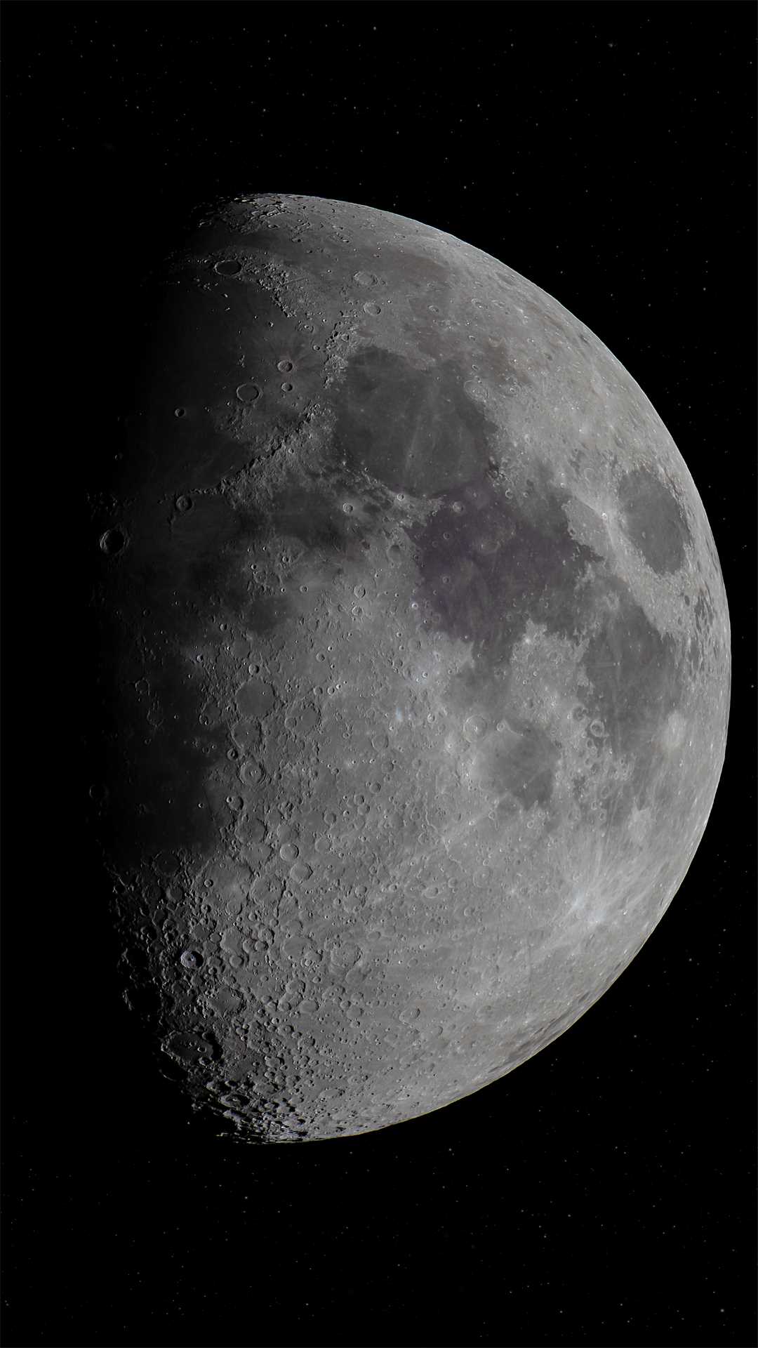 4k Wallpaper Waxing Gibbous Amongst the Stars AstroMes